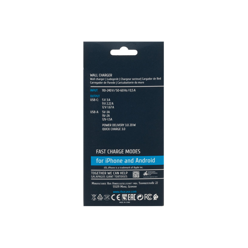 ЗАРЯДНО 220V 20W USB-A+TYPE-C PS4102 W00 ЗАРЯДНО 220V 20W USB-A+TYPE-C PS4102 W00