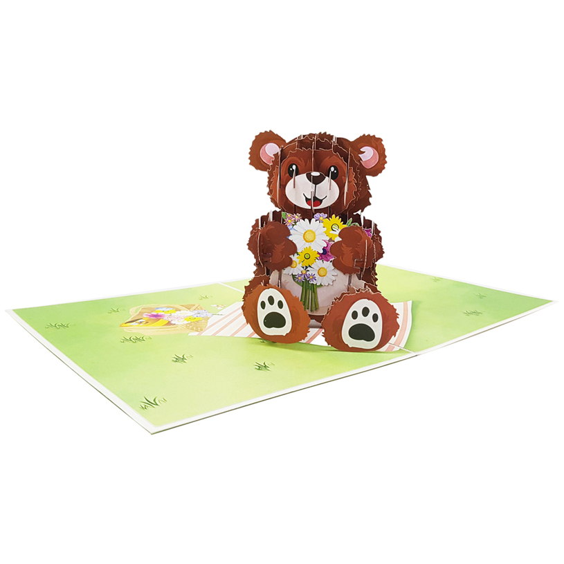 КАРТИЧКА POP-UP "МЕЧЕ С БУКЕТ" КАРТИЧКА POP-UP "МЕЧЕ С БУКЕТ"