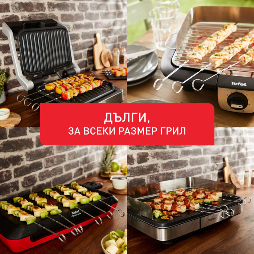 К-КТ ШИШ.ЗА ГРИЛ TEFAL ACCESS K185S734 К-КТ ШИШ.ЗА ГРИЛ TEFAL ACCESS K185S734