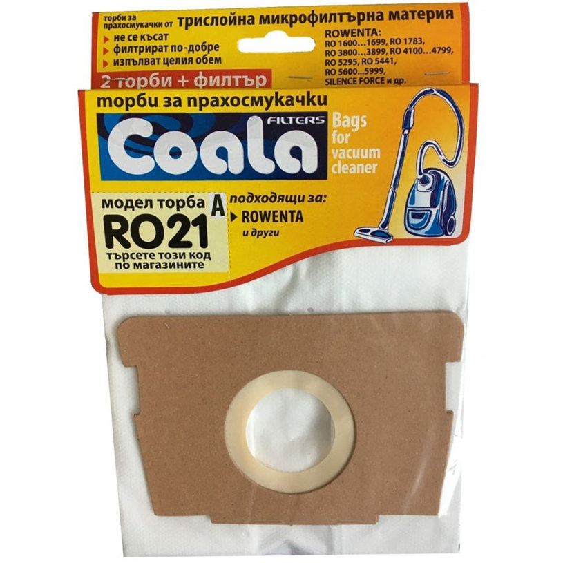 ТОРБ. ЗА ПРАХ RO21 ROWENTA ТОРБ. ЗА ПРАХ RO21 ROWENTA