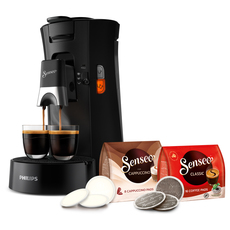 КАФЕМАШИНА PHILIPS SENSEO CSA230/61 1.00 bar, 900.00 ml, ЧЕРЕН КАФЕМАШИНА PHILIPS SENSEO CSA230/61 1.00 bar, 900.00 ml, ЧЕРЕН