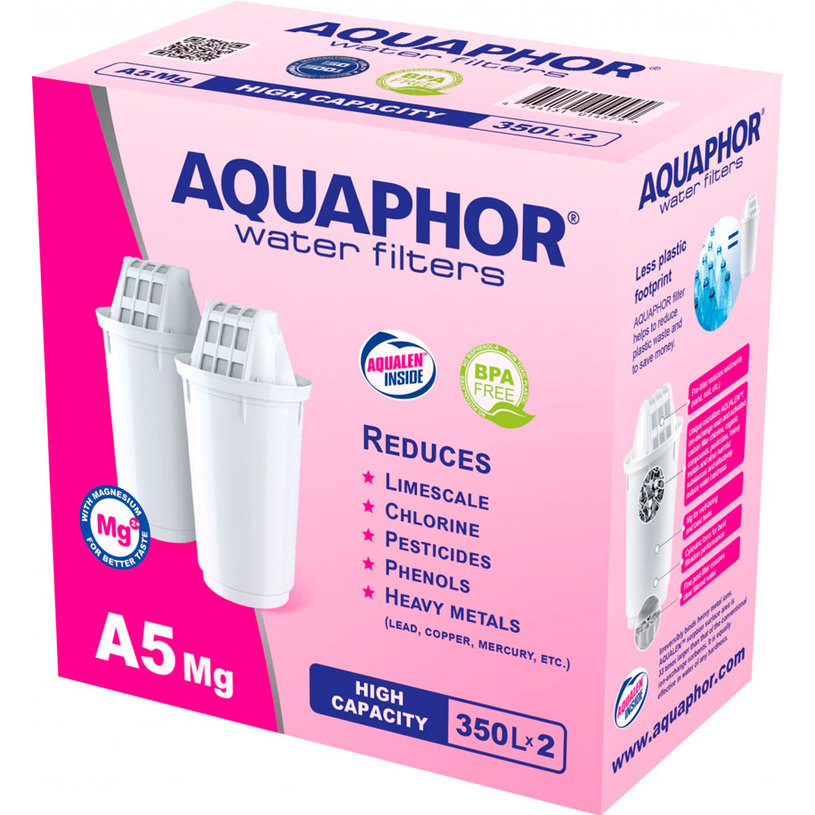 К-КТ ФИЛТРИ AQUAPHOR A5 MG 2БР. К-КТ ФИЛТРИ AQUAPHOR A5 MG 2БР.