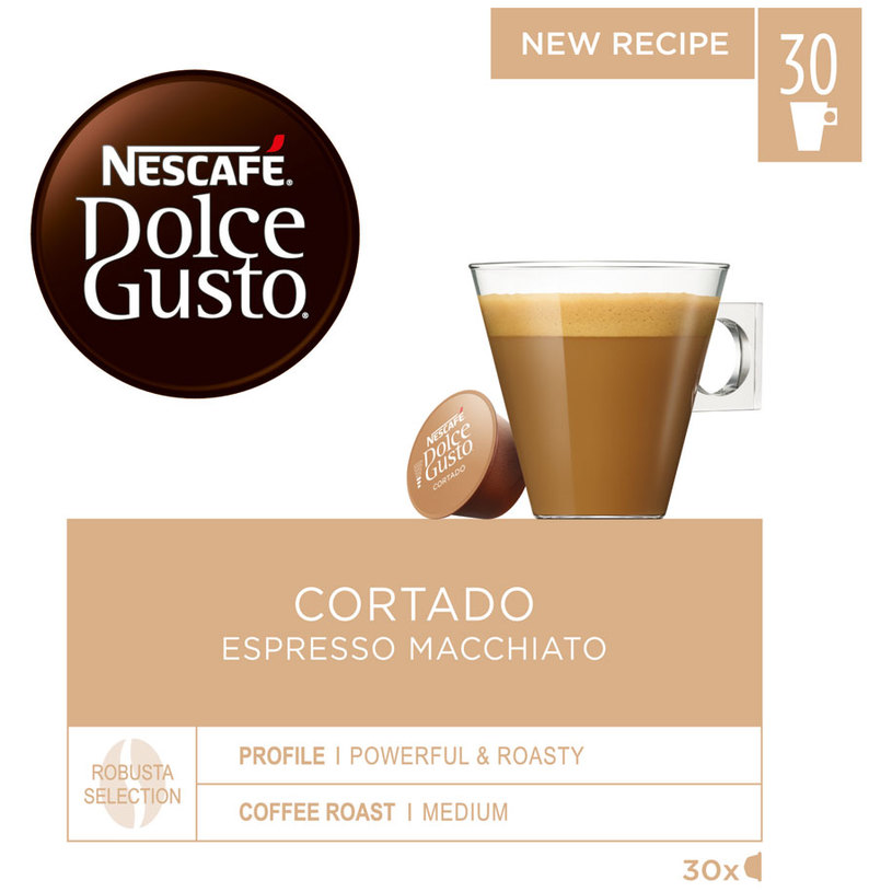 КАФЕ NESCAFE DOLCE GUSTO CORTADO 30БР. КАФЕ NESCAFE DOLCE GUSTO CORTADO 30БР.
