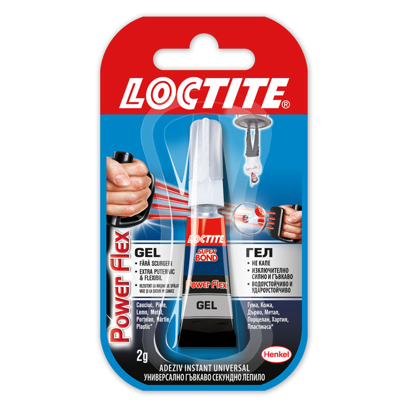 LOCTITE POWER GEL СЕКУНДНО ЛЕПИЛО 2 g * LOCTITE POWER GEL СЕКУНДНО ЛЕПИЛО 2 g *