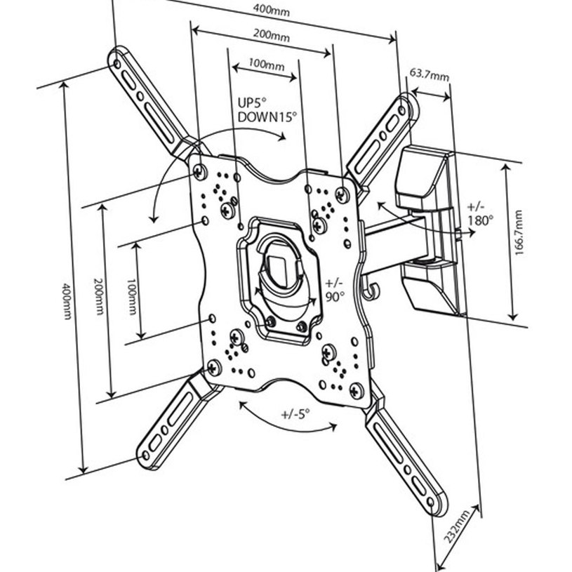 TV СТОЙКА VIVANCO 37978 TV СТОЙКА VIVANCO 37978