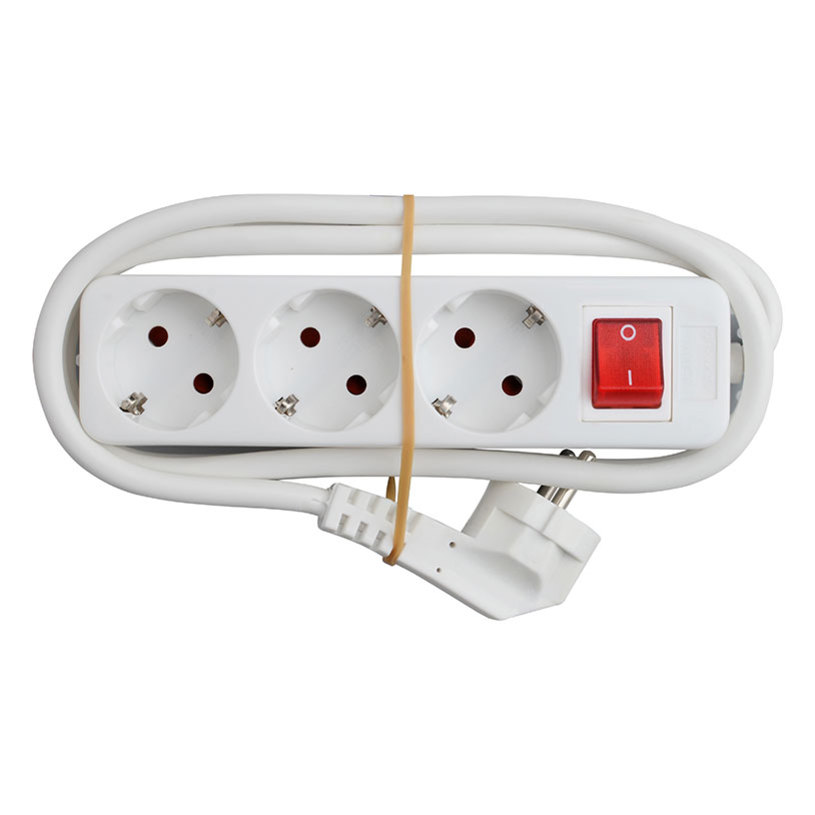 Разкл. 3 гн. 1.5м+ключ ДЗ бял ETC 13911 Разкл. 3 гн. 1.5м+ключ ДЗ бял ETC 13911