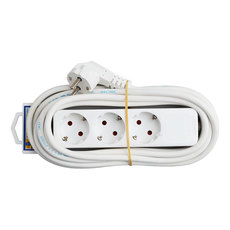 Разкл. 3 гн. 5м бял ETC 13051 Разкл. 3 гн. 5м бял ETC 13051