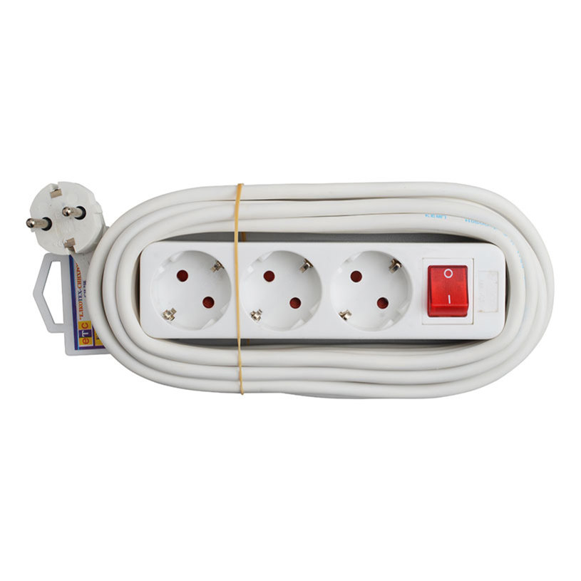 Разкл. 3 гн. 5м+ключ бял ETC 13951 Разкл. 3 гн. 5м+ключ бял ETC 13951