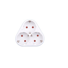 Адаптер 3 гн. бял ETC 13000 Адаптер 3 гн. бял ETC 13000