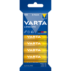 БАТЕРИИ VARTA Longlife AA 8броя БАТЕРИИ VARTA Longlife AA 8броя