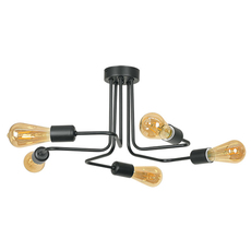 &ПЛАФОН 5XE27 ТРЕНТО ЧЕРЕН LIGHTSTYLE &ПЛАФОН 5XE27 ТРЕНТО ЧЕРЕН LIGHTSTYLE
