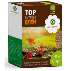 ТОР ЗА ТРЕВНИ ПЛОЩИ ЕСЕН 1.5 КГ. IVESTO ТОР ЗА ТРЕВНИ ПЛОЩИ ЕСЕН 1.5 КГ. IVESTO