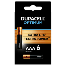 БАТЕРИИ DURACELL OPTIMUM AAA X6 БАТЕРИИ DURACELL OPTIMUM AAA X6