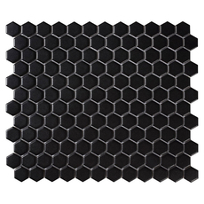 МОЗАЙКА INTERMATEX HEXAGON BLACK MATT 26X30 CM МОЗАЙКА INTERMATEX HEXAGON BLACK MATT 26X30 CM