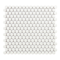МОЗАЙКА INTERMATEX PENNY WHITE GLOSS 31.5X29.1 CM МОЗАЙКА INTERMATEX PENNY WHITE GLOSS 31.5X29.1 CM