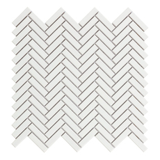МОЗАЙКА INTERMATEX CHEVRON WHITE GLOSS 28.3X27.7 МОЗАЙКА INTERMATEX CHEVRON WHITE GLOSS 28.3X27.7
