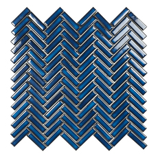 #МОЗАЙКА CHEVRON BLUE G 28.3X27.7 #МОЗАЙКА CHEVRON BLUE G 28.3X27.7