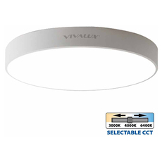LED ПЛАФОН 35W 4000K 40CM БЯЛ VIVALUX LUKA LED ПЛАФОН 35W 4000K 40CM БЯЛ VIVALUX LUKA