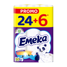 ТОАЛЕТНА ХАРТИЯ 3 ПЛАСТА PARADISE 24+6БР ТОАЛЕТНА ХАРТИЯ 3 ПЛАСТА PARADISE 24+6БР