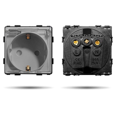 КОНТАКТ ЕДИНИЧЕН С КАПАК СИВ КОНТАКТ ЕДИНИЧЕН С КАПАК СИВ