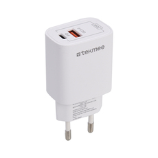 ЗАРЯДНО USB A+C 20W/3.0A TEKMEE ЗАРЯДНО USB A+C 20W/3.0A TEKMEE