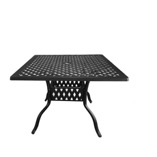 GARDEN TABLE 100X100X73.5CM ALUMINUM HD- 9909 GARDEN TABLE 100X100X73.5CM ALUMINUM HD- 9909