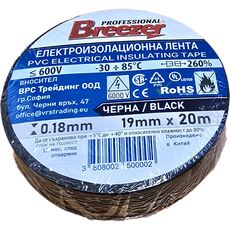 ИЗОЛИРБАНД ЧЕРЕН 20 М/19 ММ/0.18 ММ BREEZER ИЗОЛИРБАНД ЧЕРЕН 20 М/19 ММ/0.18 ММ BREEZER