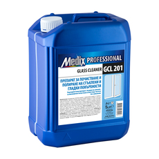 ПРЕПАРАТ ЗА СТЪКЛА И ПРОЗОРЦИ 5 L GCL 201 MEDIX PROFESSIONAL ПРЕПАРАТ ЗА СТЪКЛА И ПРОЗОРЦИ 5 L GCL 201 MEDIX PROFESSIONAL