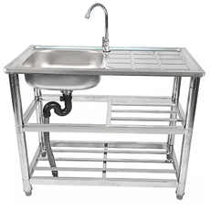 Мивка неръж стомана сгъваеми крака MG-98 Мивка неръж стомана сгъваеми крака MG-98