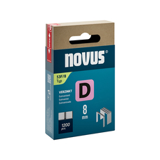 СКОБИ ЗА ТАКЕР ТИП D 53F 8 ММ NOVUS 1200 БРОЯ СКОБИ ЗА ТАКЕР ТИП D 53F 8 ММ NOVUS 1200 БРОЯ