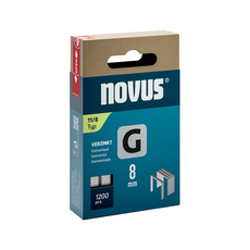 СКОБИ ЗА ТАКЕР ТИП G 11 11 ММ NOVUS 1200 БРОЯ СКОБИ ЗА ТАКЕР ТИП G 11 11 ММ NOVUS 1200 БРОЯ