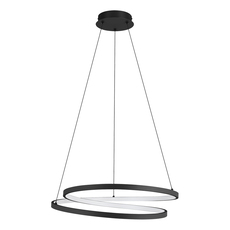 LED ПЕНДЕЛ 37W 3000K 4800LM ЧЕРЕН EGLO RUOTALE LED ПЕНДЕЛ 37W 3000K 4800LM ЧЕРЕН EGLO RUOTALE