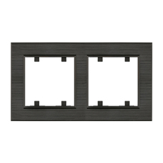 РАМКА ДВОЙНА ГРАФИТ KAREA LINE РАМКА ДВОЙНА ГРАФИТ KAREA LINE