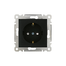 КОНТАКТ ЕДИНИЧЕН С ДЕТСКА ЗАЩИТА МЕХАНИЗЪМ ЧЕРЕН MAKEL KAREA LINE КОНТАКТ ЕДИНИЧЕН С ДЕТСКА ЗАЩИТА МЕХАНИЗЪМ ЧЕРЕН MAKEL KAREA LINE