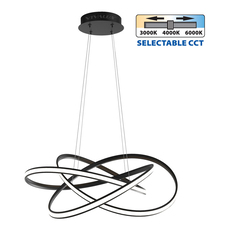&LED ПЕНДЕЛ 60W 3-6K ЧЕРЕН MAREA VIVA &LED ПЕНДЕЛ 60W 3-6K ЧЕРЕН MAREA VIVA