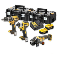 АКУМУЛАТОРЕН БЕЗЧЕТКОВ КОМПЛЕКТ DEWALT DCK384P2T-QW 18 V, BATTERY COUNT 2, 5.00 Ah, TOOL CASE АКУМУЛАТОРЕН БЕЗЧЕТКОВ КОМПЛЕКТ DEWALT DCK384P2T-QW 18 V, BATTERY COUNT 2, 5.00 Ah, TOOL CASE