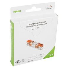 КЛЕМА ЗА КАБЕЛ С БЪРЗА ВРЪЗКА 12 БРОЯ 2X0.2-4MM2 WAGO КЛЕМА ЗА КАБЕЛ С БЪРЗА ВРЪЗКА 12 БРОЯ 2X0.2-4MM2 WAGO