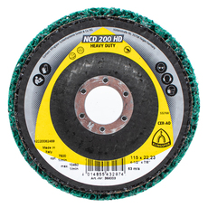 ПОЧИСТВАЩ ДИСК 115X22.23 MM KLINGSPOR NCD 200 HEAVY DUTY ПОЧИСТВАЩ ДИСК 115X22.23 MM KLINGSPOR NCD 200 HEAVY DUTY