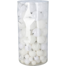 К-КТ КОЛЕДНИ ТОПКИ 100БР БЯЛ HOME&STYLING CAR104030 К-КТ КОЛЕДНИ ТОПКИ 100БР БЯЛ HOME&STYLING CAR104030