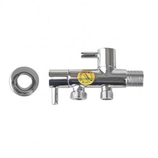 КРАН ЪГЛОВ ТРИПЪТЕН 1/2Х1/2Х1/2 МЕСИНГ КРАН ЪГЛОВ ТРИПЪТЕН 1/2Х1/2Х1/2 МЕСИНГ