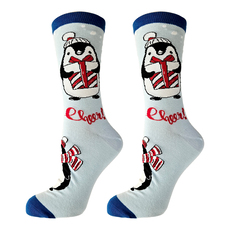 КОЛЕДНИ ЧОРАПИ ПАМУК ПИНГВИН 43-46 HAPPY FOOTOPIA КОЛЕДНИ ЧОРАПИ ПАМУК ПИНГВИН 43-46 HAPPY FOOTOPIA