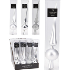 ВРЪХ ЗА ЕЛХА 27.5CM SILVER HOME&STYLING CAN301410/AVS101410 ВРЪХ ЗА ЕЛХА 27.5CM SILVER HOME&STYLING CAN301410/AVS101410