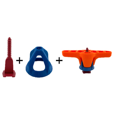 КОМПЛЕКТ ВИНТОВА ОСНОВА 150БР +ГАЙКА 150БР+КЛЮЧ СВП КОМПЛЕКТ ВИНТОВА ОСНОВА 150БР +ГАЙКА 150БР+КЛЮЧ СВП