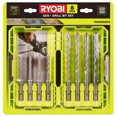 RYOBI К-Т 8 СВРЕДЛА ЗА БЕТОН RAK08SDS2 RYOBI К-Т 8 СВРЕДЛА ЗА БЕТОН RAK08SDS2