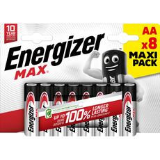 ***БАТ. ENERGIZER MAX AA 1.5V 8 БРОЯ ***БАТ. ENERGIZER MAX AA 1.5V 8 БРОЯ