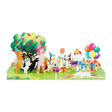 КАРТИЧКА POP-UP ПАРТИ С КУЧЕТА КАРТИЧКА POP-UP ПАРТИ С КУЧЕТА