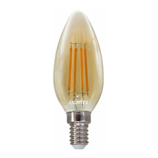 LED КР E14 6W 27K 806LM C35 FIL LIGHTEX LED КР E14 6W 27K 806LM C35 FIL LIGHTEX