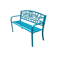 Градинска стоманена пейка 127х54х85cm Градинска стоманена пейка 127х54х85cm