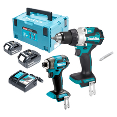АКУМУЛАТОРЕН КОМПЛЕКТ MAKITA DLX2527TJ LXT 18 V, BATTERY COUNT 2, 5.00 Ah, TOOL CASE АКУМУЛАТОРЕН КОМПЛЕКТ MAKITA DLX2527TJ LXT 18 V, BATTERY COUNT 2, 5.00 Ah, TOOL CASE