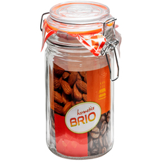 ХЕРМЕТИЧЕСКИ СТЪКЛЕН БУРКАН 1.1 L BRIO ХЕРМЕТИЧЕСКИ СТЪКЛЕН БУРКАН 1.1 L BRIO